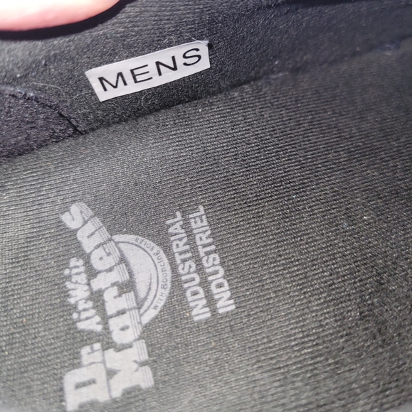 Dr. Martens Norfolk Black Leather Slip On Slip Resistant Shoes Men Sz 7 Ladies 8 - Picture 12 of 12